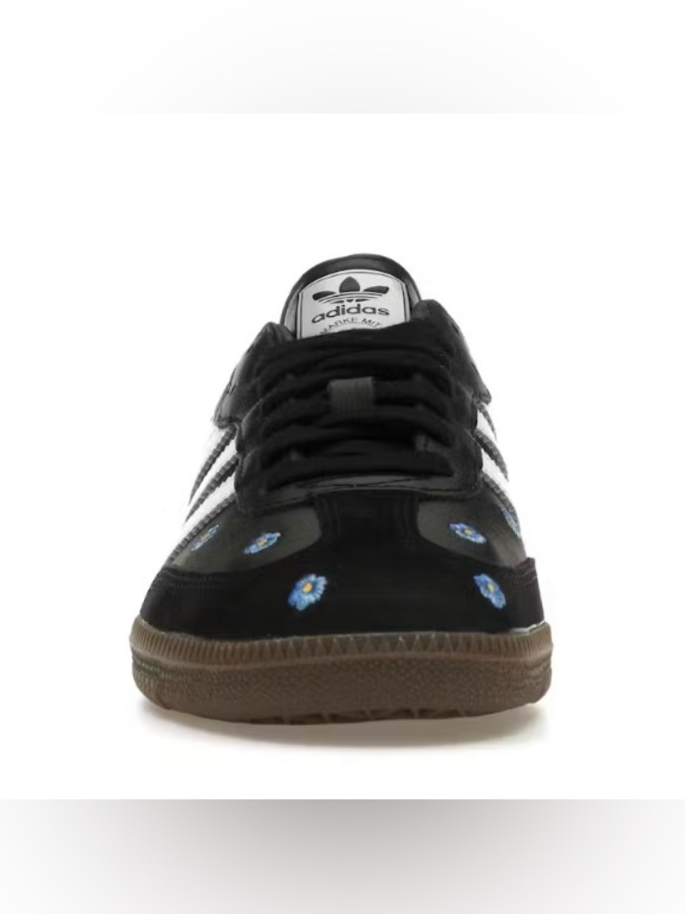 NEW [adidas] Samba Blue Floral Black Classic Low-Top Sneakers Shoes Women’s 6 - Picture 5 of 16